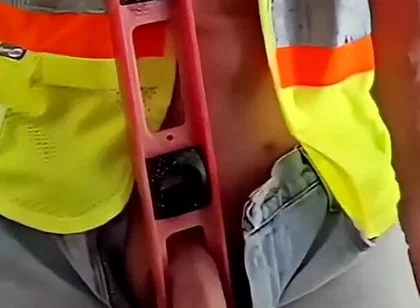 A Big Cock Handyman Cumshot