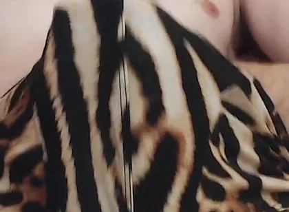 Hot Man Jerks off His Big Cock in Sexy Briefs with Ocelot Print, He Is Pulls It Out Dick and Ejaculates Thick Sperm
