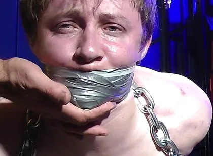 Rikki Very Nice Struggling and Chain Bondage Predicament