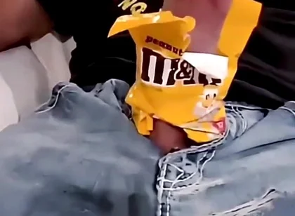 A Bag of Big Cock and M&m's...