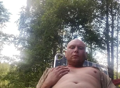 Risky Outdoor Masturbation.