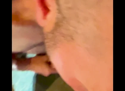 Construction Stepdad Has Fun in the Garage with His Buddy