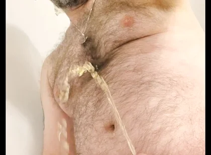 Watch Me Arc My Piss and Blow a Load, with Slow Motion Replays