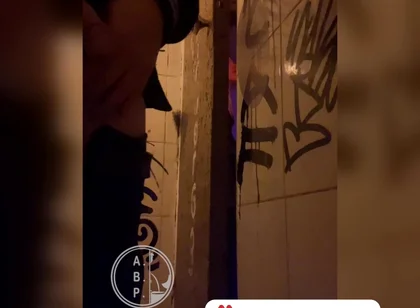 Watched While Pissing in the Toilets of a Bar...