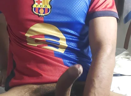 Man Masturbating Until He Ejaculates