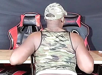 Military Slut Destroying Bussy with Giant Dongs