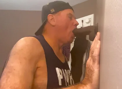 Homemade Glory Hole with Bikeman