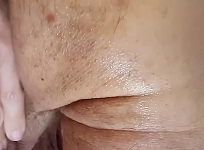 Oiling My Butt Upclose