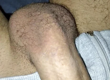 Bastard Empties Semen From His Big Cock Under the Sheets, Suck Please!!