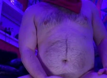Chubby Suiter Milks Himself