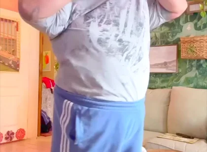 Erotic Naked Fat Man Belly Bear Dancing