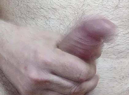 Big White Cock Jerking While Watching Porn Watch Till End for Creamy Cumshot