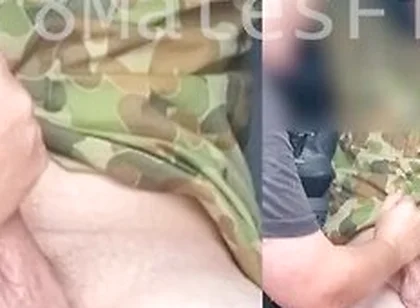 Aussie Taxi Driver Blows Str8 Army Stepdad