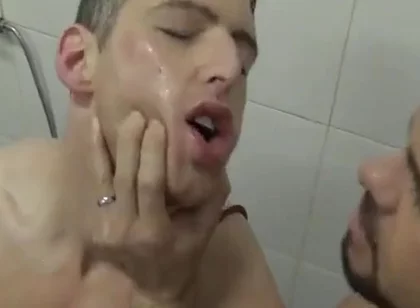 Dominated In The Shower 2 With Jace Tyler, Mario Domenech And Antonio Miracle