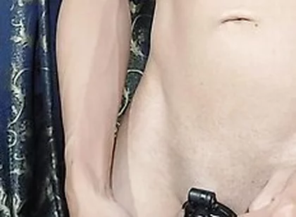 Asian Wearing Baby Cobra Chastity