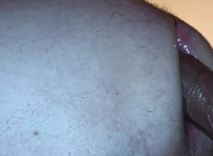 Deep Kiss for Grandpa with a Small Prolapse