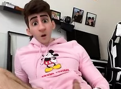 Cartoon Anime Boy Humps Pillow And Masturbates
