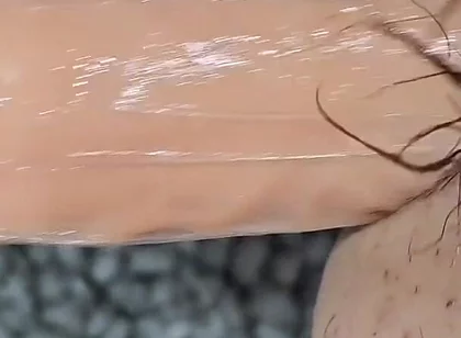 Fucking My Tight Ass with a Homemade Fucking Machine