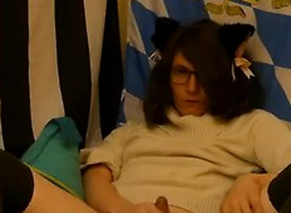 Catboy Masturbates To Pitiful