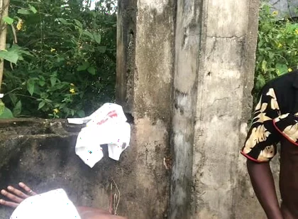 Rough. Sweet Sex Behind an Uncompleted Building and I Piss Into His Mouth