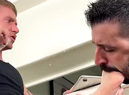 College Jock Colt Spence Finishes Homework While Getting Worshiped By Nick Charms