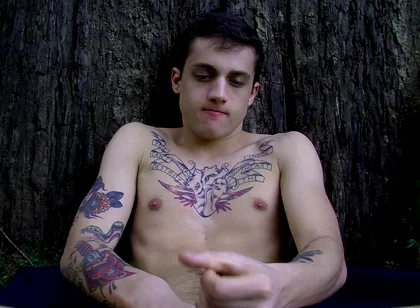 Wanking in the Woods with Chris