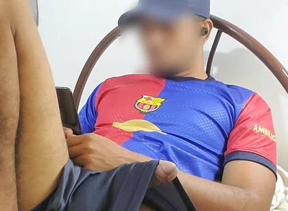 Male Watching Porn in His Room