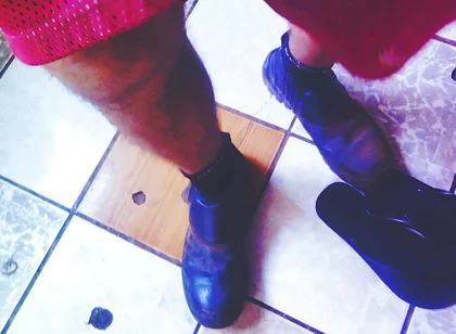 POV Wearing Boots