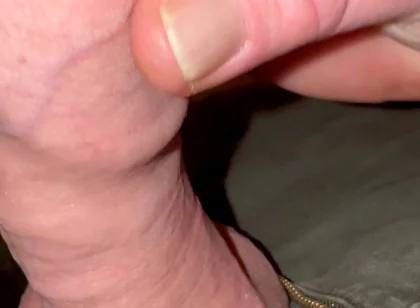 From Soft Uncut Foreskin to Big Shiny Knob with Cumshot