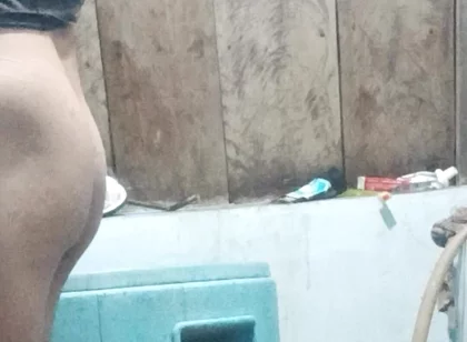 Big Dick Again Pissing in the Bathroom
