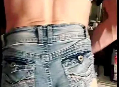 Cdmichell Wearing Crop Top & Booty Shorts with Cock Hanging Out of My Pocket K Hangin