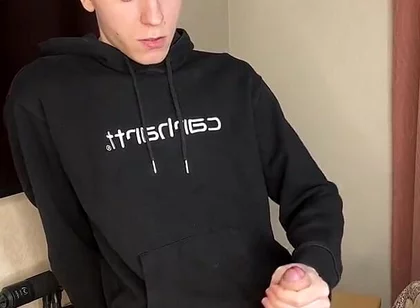 Young Guy's Thick Rope Cum Spray