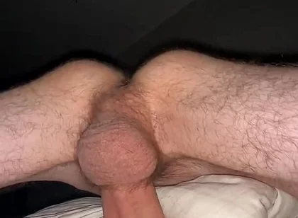 Slim Twink's Pulsing Orgasm Release
