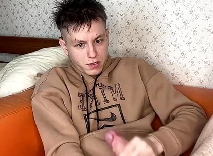 Petite Twink's Intense Jerk off Climax