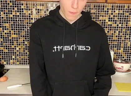 Horny Twink's Big Dick Jerk Session