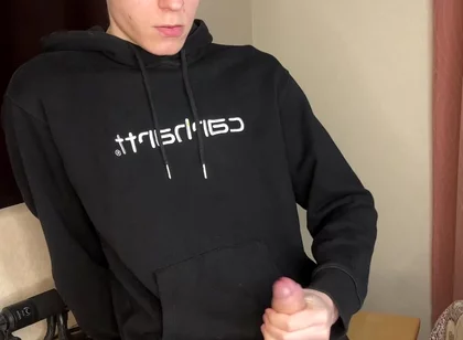 Young Guy's Thick Rope Cum Spray