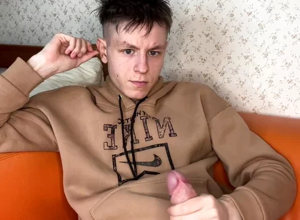 Petite Twink's Intense Jerk off Climax