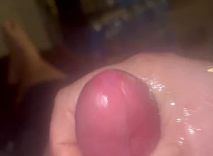 Jacking off My Six Inch Cock
