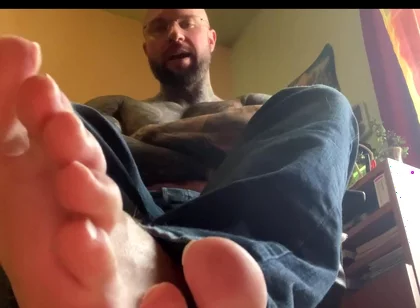 You Are on the Floor Below My Feet Like a Good Little Footboy