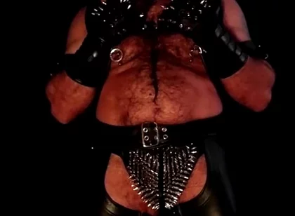 Leather Chaps, Spikes and Pipe