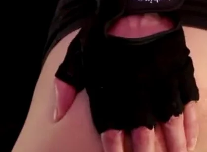 Ball weight, dildo fuck and fat plug in ass
