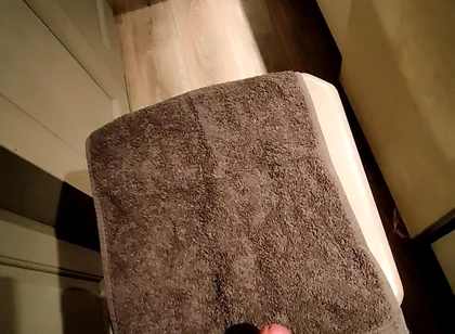 Small Penis Comes on Bar Stool in Condom