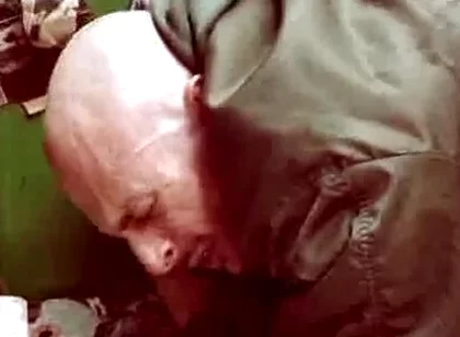 Biker boys fisting skinhead