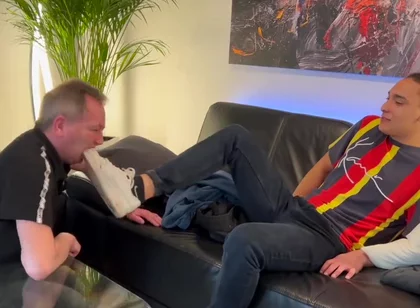 German Master marek sneaker licking