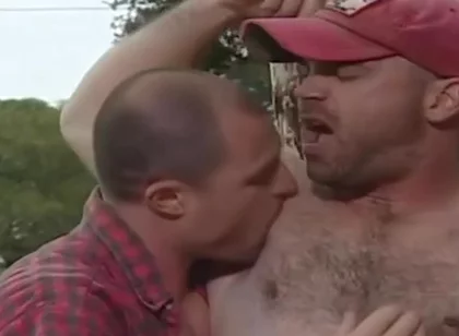 Meets His Match In A Shack With Jake Dakota And Jason Ridge