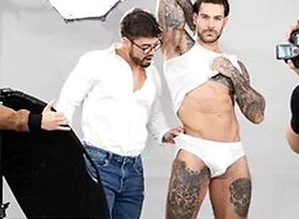 Men - Dann Grey Watches Papi Kocic Posing For A Photoshoot And Wonders What His Cock Would Feel Like