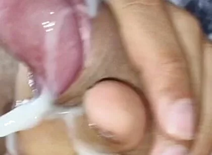 Incredibly a Lot of Sperm. Hard Fuck Femboy Without Condoms on the Sperm