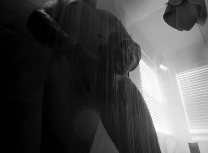 Straight Married Man Fucks Dildo in the Shower (part 1)