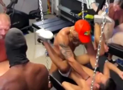 16 Men Gang Orgy