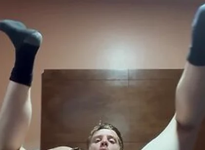 Dirty White Slut Gets Pounded By Dildo
